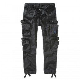 Kalhoty PURE SLIM FIT vintage ŠEDÉ